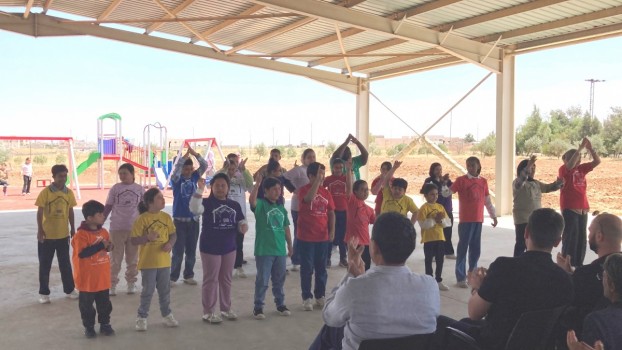 Inauguration of the new inclusive playground